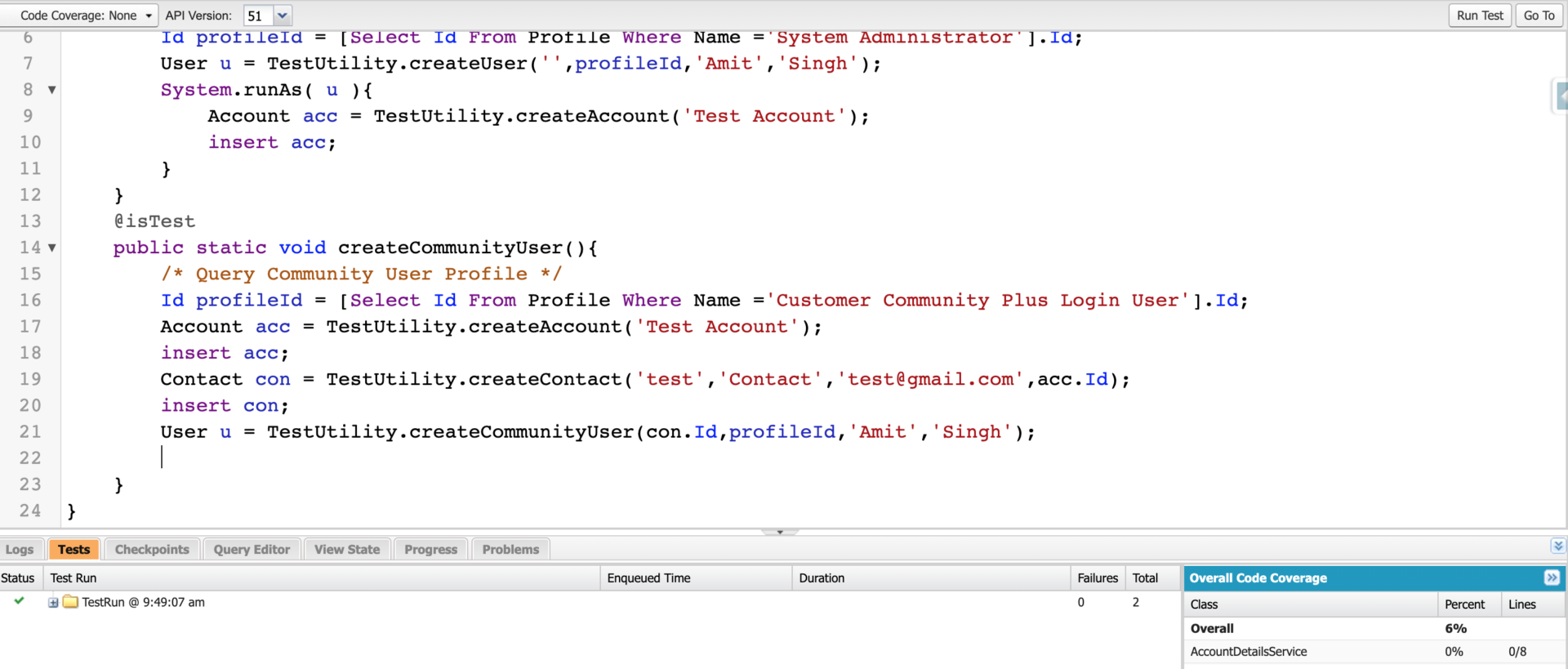 How to create Community User in Test Class? » PantherSchools